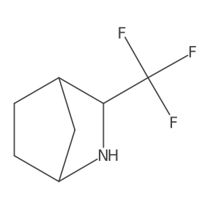 (1R,3S,4S)-3-(trifluoromethyl)-2-azabicyclo[2.2.1]heptane结构式