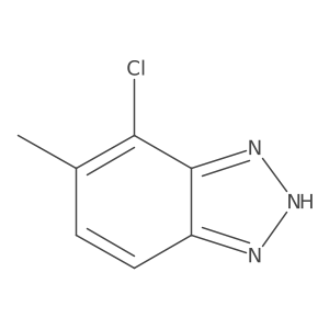 4-chloro-5-methyl-1H-1,2,3-benzotriazole结构式