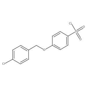 4-((4-Chlorobenzyl)oxy)benzenesulfonyl chloride Structure