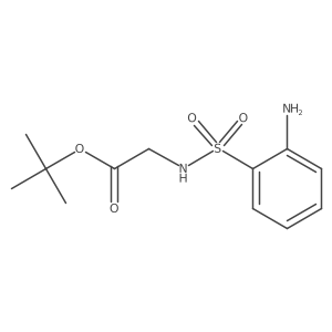 Tert-butyl 2-(2-aminobenzenesulfonamido)acetate Structure