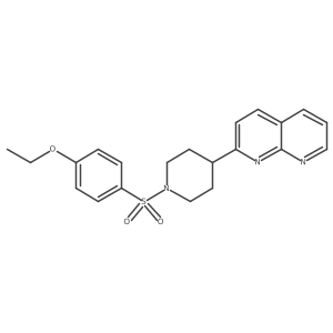 2-[1-(4-Ethoxybenzenesulfonyl)piperidin-4-yl]-1,8-naphthyridine Structure