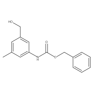 benzyl N-[3-(hydroxymethyl)-5-methyl-phenyl]carbamate Structure