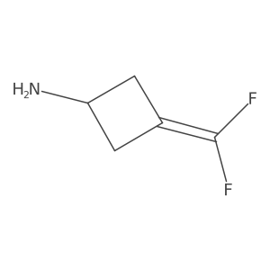 3-(Difluoromethylene)cyclobutanamine Structure