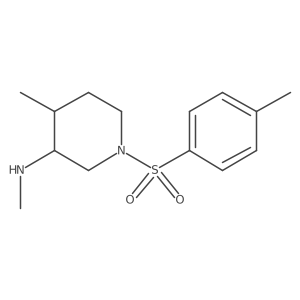 (3R,4R)-N,4-dimethyl-1-tosylpiperidin-3-amine结构式