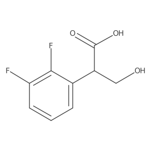 (S)-2-(2,3-Difluorophenyl)-3-hydroxypropanoic acid Structure