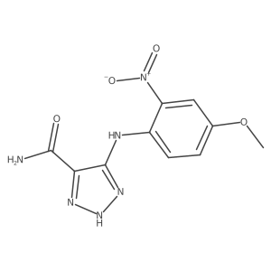 5-(4-methoxy-2-nitroanilino)-2H-triazole-4-carboxamide Structure
