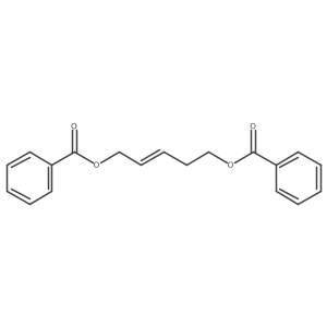 2-Pentene-1,5-diol, dibenzoate, (2E)- Structure