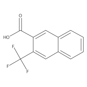 2-(Trifluoromethyl)naphthalene-3-carboxylic acid结构式