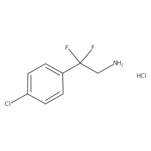 C8H9Cl2F2N Structure