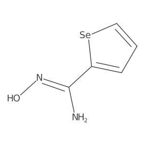 N-Hydroxyselenophene-2-carboximidamide结构式