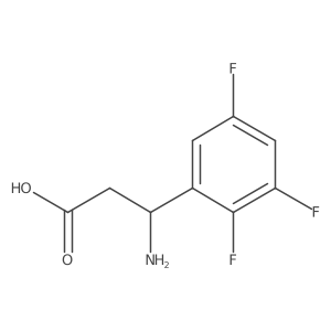 3-Amino-3-(2,3,5-trifluorophenyl)propanoic acid Structure