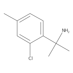 2-(2-Chloro-4-methylphenyl)propan-2-amine结构式