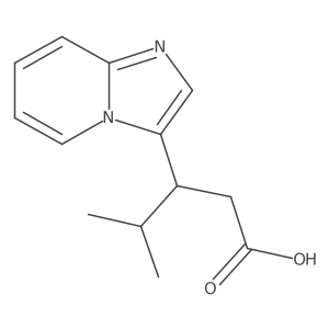 Imidazo[1,2-a]pyridine-3-propanoic acid,b-(1-methylethyl)- Structure