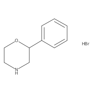 2-Phenylmorpholine hydrobromide Structure