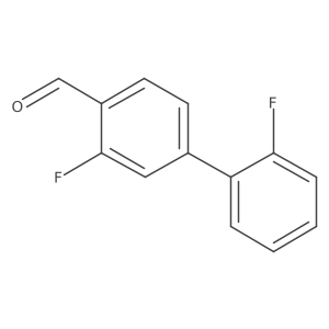 2',3-Difluorobiphenyl-4-carboxaldehyde结构式