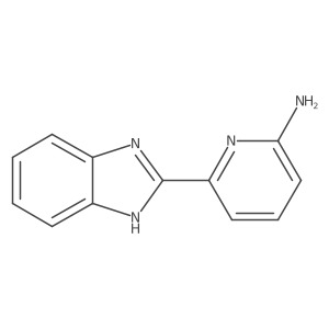 6-(1H-benzo[d]imidazol-2-yl)pyridin-2-amine结构式