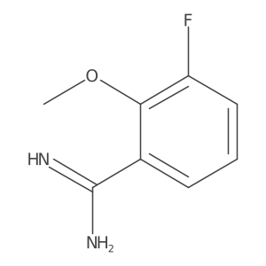 3-Fluoro-2-(methyloxy)benzenecarboximidamide结构式