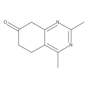 2,4-Dimethyl-5,6,7,8-tetrahydroquinazolin-7-one结构式
