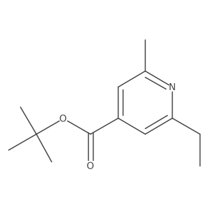 2-Ethyl-6-methylisonicotinic acid tert-butyl ester结构式