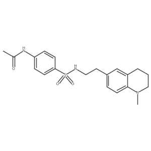 N-(4-(N-(2-(1-methyl-1,2,3,4-tetrahydroquinolin-6-yl)ethyl)sulfamoyl)phenyl)acetamide Structure