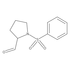 1-Benzenesulfonylpyrrolidine-2-carbaldehyde结构式