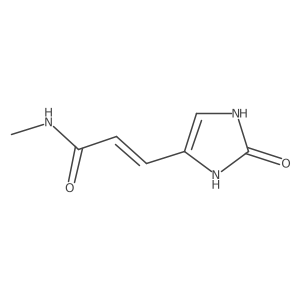 N-Methyl-3-(2-oxo-2,3-dihydro-1H-imidazol-4-yl)acrylamide Structure
