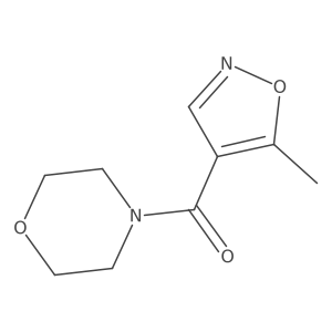 N-(5-Methyl-4-isoxazolylcarbonyl)-morpholine Structure
