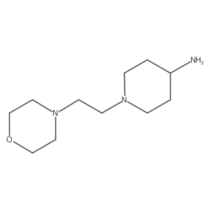 1-[2-(4-morpholinyl)ethyl]-4-Piperidinamine结构式