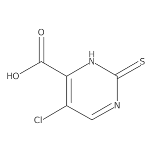 O=C(O)c1[nH]c(=S)ncc1Cl结构式