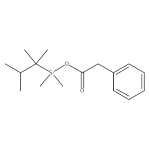Dimethyl(1,1,2-trimethylpropyl)silyl benzeneacetate结构式