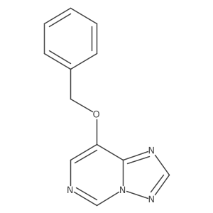 8-(Benzyloxy)[1,2,4]triazolo[1,5-c]pyrimidine结构式