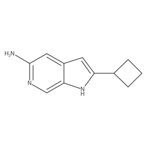 2-cyclobutyl-1H-pyrrolo[2,3-c]pyridin-5-amine Structure
