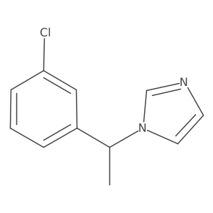 1-(3-Chlorophenyl)-1-(1-imidazolyl)-ethane结构式