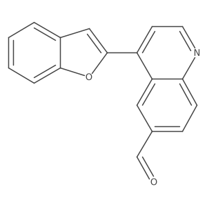 4-Benzofuran-2-ylquinoline-6-carbaldehyde Structure