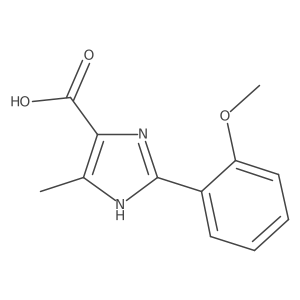 2-(2-methoxyphenyl)-5-methyl-1H-imidazole-4-carboxylic acid结构式