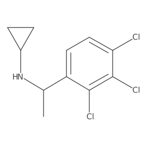 N-[1-(2,3,4-trichlorophenyl)ethyl]cyclopropanamine Structure