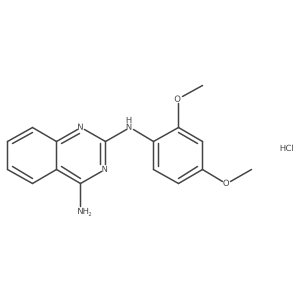 N2-(2,4-dimethoxyphenyl)quinazoline-2,4-diamine hydrochloride Structure