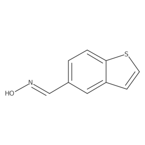 Benzo[b]thiophene-5-carbaldehyde oxime Structure