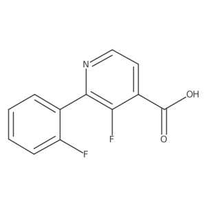 3-Fluoro-2-(2-fluorophenyl)isonicotinic acid Structure