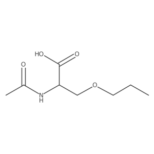 N-Acetyl-O-propyl-L-serine Structure
