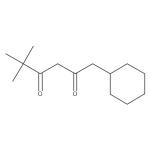 1-Cyclohexyl-5,5-dimethylhexane-2,4-dione Structure