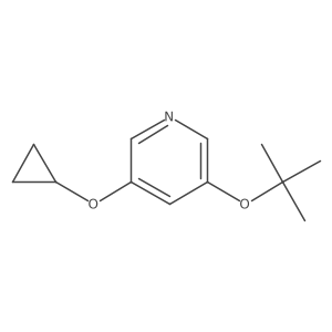 3-Tert-butoxy-5-cyclopropoxypyridine Structure