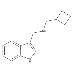 (cyclobutylmethyl)[(1H-indol-3-yl)methyl]amine Structure