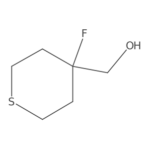(4-Fluorothian-4-yl)methanol结构式