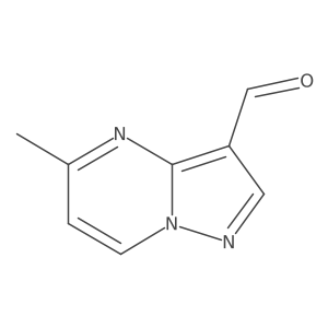 5-Methylpyrazolo[1,5-a]pyrimidine-3-carbaldehyde结构式