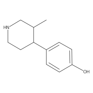 Phenol, 4-[(3R,4S)-3-methyl-4-piperidinyl]-结构式