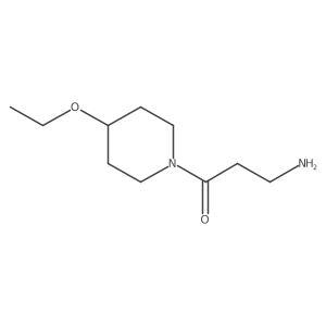3-Amino-1-(4-ethoxypiperidin-1-yl)propan-1-one Structure