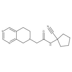 N-(1-cyanocyclopentyl)-2-{5H,6H,7H,8H-pyrido[3,4-d]pyrimidin-7-yl}acetamide Structure