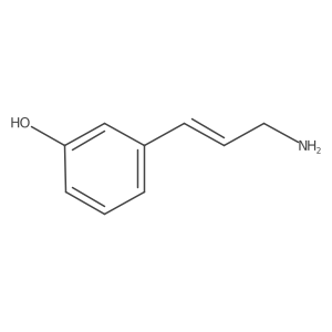 3-(3-Aminoprop-1-en-1-yl)phenol结构式