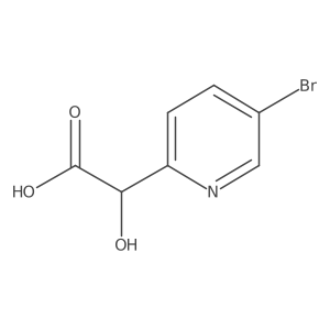 2-(5-Bromo-2-pyridyl)-2-hydroxyacetic Acid结构式